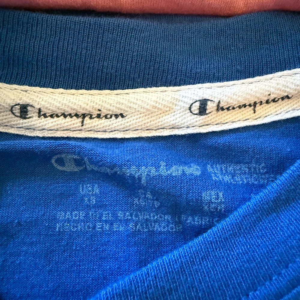 Champion Pink and Green Short Sleeve Tees - Picture 4 of 5